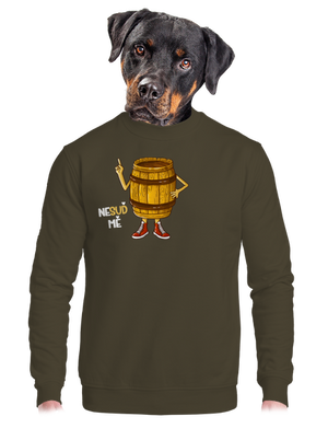 unisex mikina bez kapuce