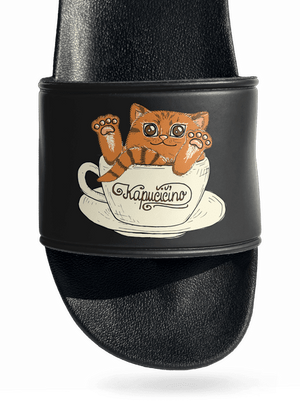 Kapučičíno pantofle Black