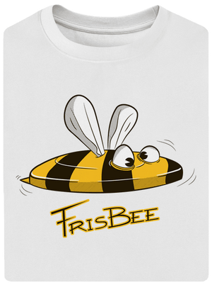 Frisbee unisex tričko oversized White