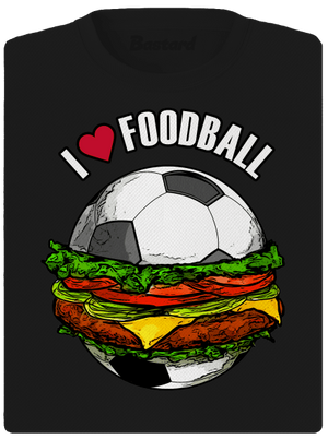 Foodball dámské sportovní tričko Black