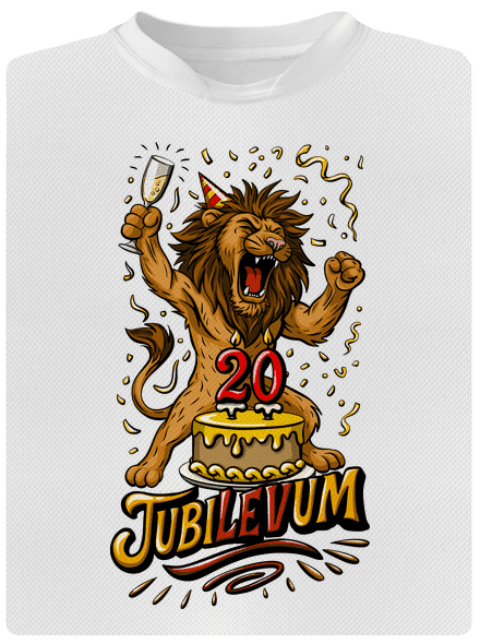 Jubilevum pánské sportovní tričko White