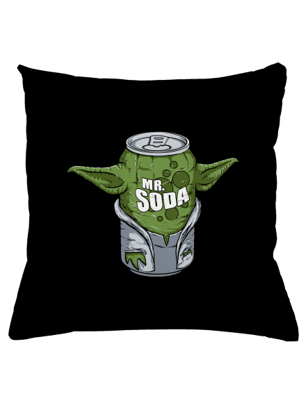 Mr. Soda polštář Black