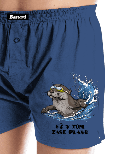 Už v tom zase plavu pánské trenky Blue