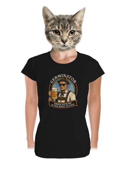 Germinator dámské tričko premium Black