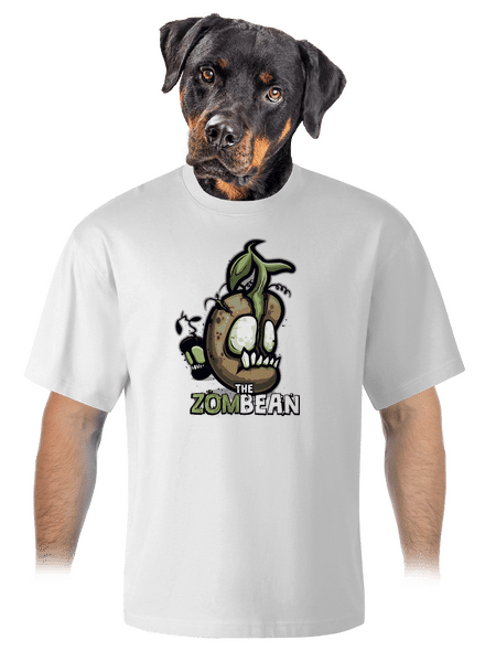 Zombean unisex tričko oversized White