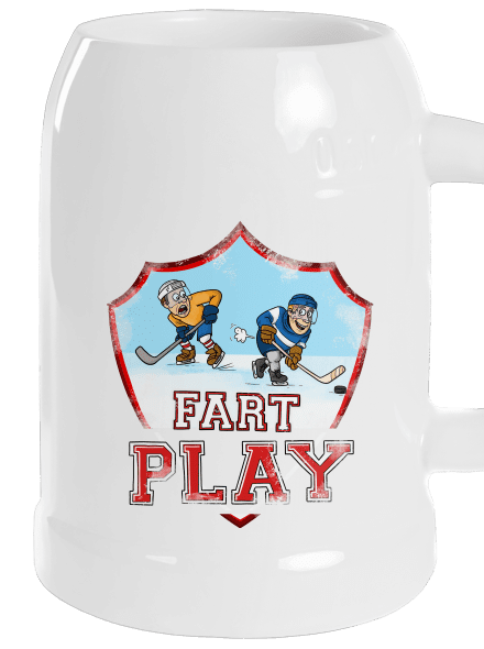 Fart Play půllitr White