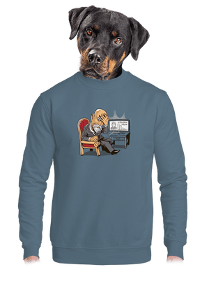 unisex mikina bez kapuce