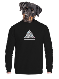 unisex mikina bez kapuce