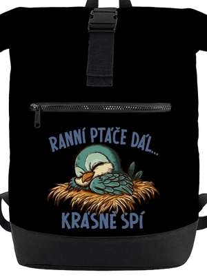 Ranní ptáče spí batoh Black