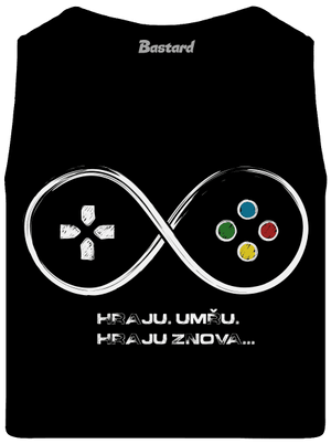 Hraju znova pánské tílko Black