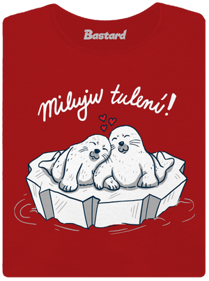 Miluju tulení dámské tričko Red Mal