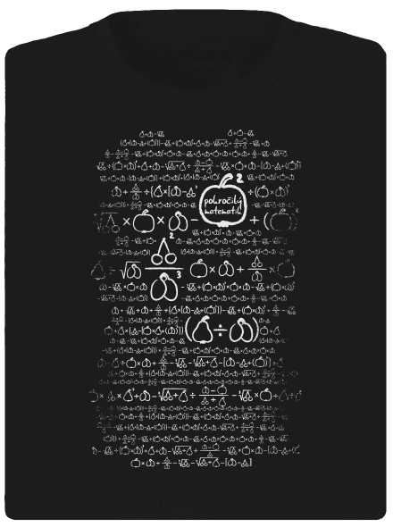 Matematik dámské sportovní tričko Black