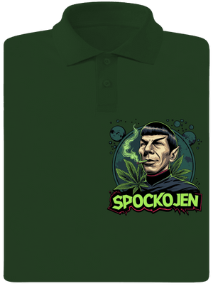 Spockojen pánská polokošile Bottle Green Mal