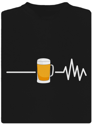 Beer help pánské sportovní tričko Black