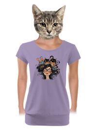 dámské tričko s lemem