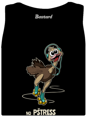 No pštress dámské tílko klasické Black