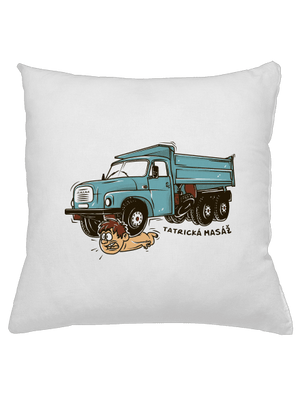 Tatrická masáž polštář White