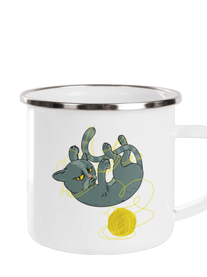 Nevrlý kocour plecháček White