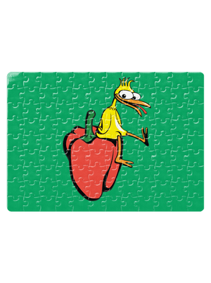 Kuře na paprice puzzle White