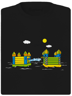 Bitva o hrad dámské sportovní tričko Black