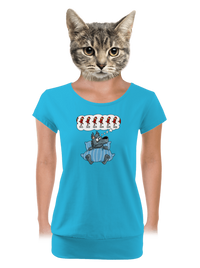 dámské tričko s lemem