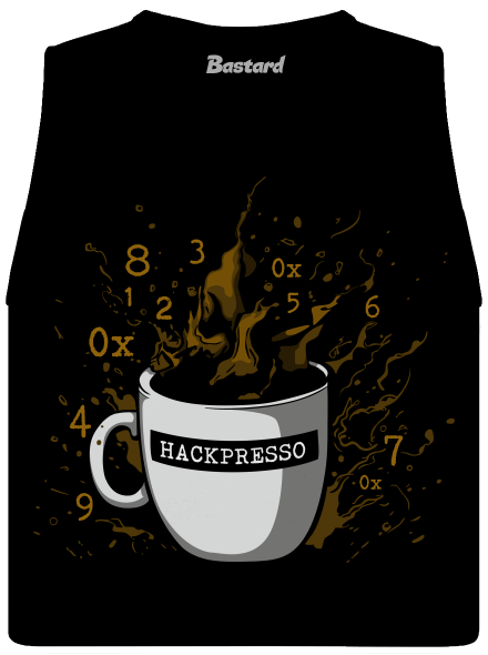 Hackpresso  dámské tílko volné Black