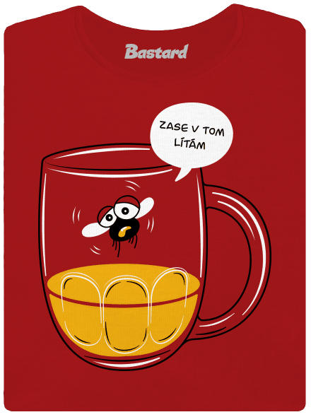 Zase v tom lítám dámské tričko premium Red Mal