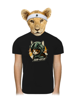 Kami-Katze dětské sportovní tričko Black