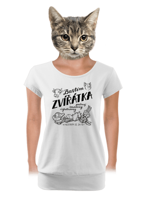 dámské tričko s lemem