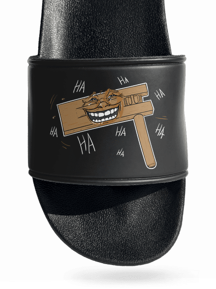 Řehtačka pantofle Black