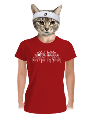 Cimrman: Debil, blbeček dámské sportovní tričko Red Mal