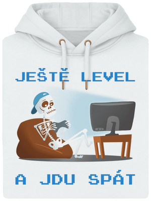 Ještě level unisex mikina premium Snowwhite