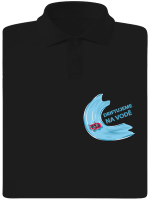 Driftujeme na vodě pánská polokošile Black