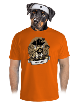 B14: S čerty nejsou žerty pánské sportovní tričko Neon Orange