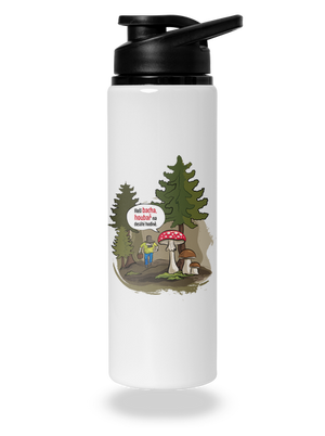 Bacha houbař lahev na vodu White