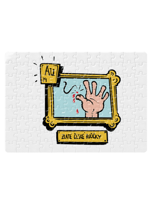 Zlaté české ručičky puzzle White