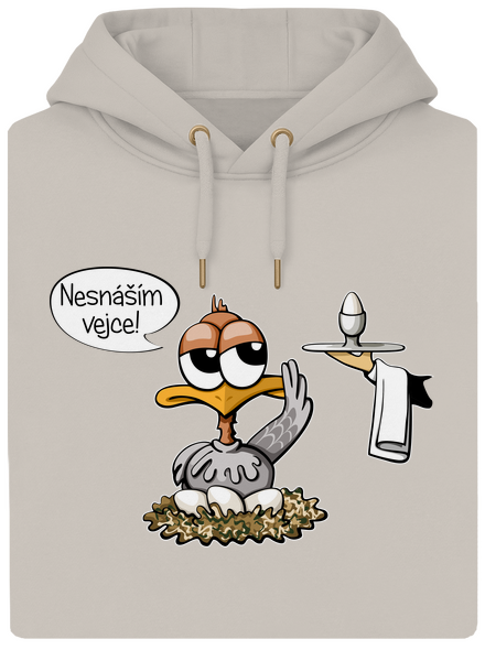 Nesnáším vejce unisex mikina premium Pastel Macchiato