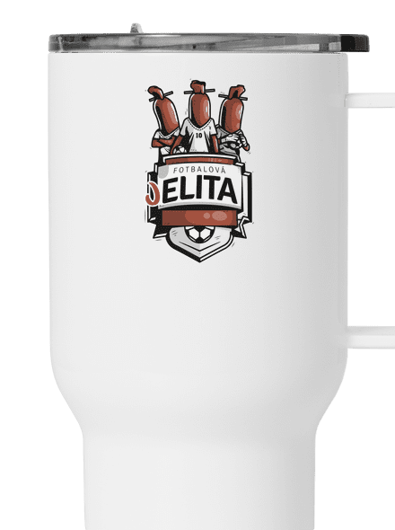 Fotbalová jelita termohrnek White