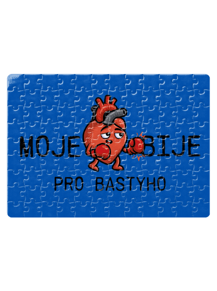 Moje srdce bije puzzle White