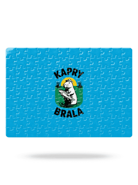 Kapry brala puzzle White