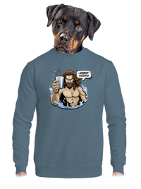 unisex mikina bez kapuce