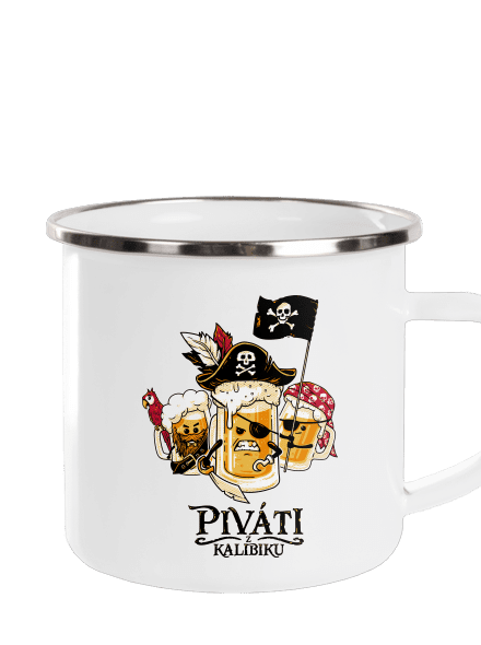 Piváti z Kalibiku plecháček White
