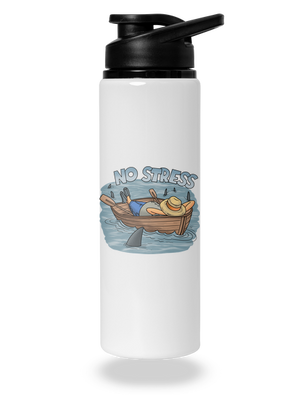 No stress lahev na vodu White