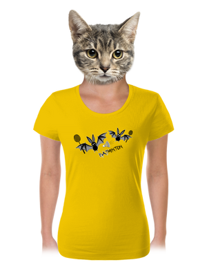 Batminton dámské tričko Yellow