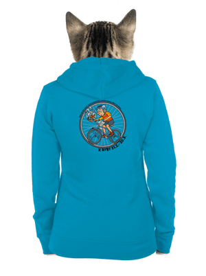 Cyklistický horoskop: Ryby dámská mikina na zip Blue Atol