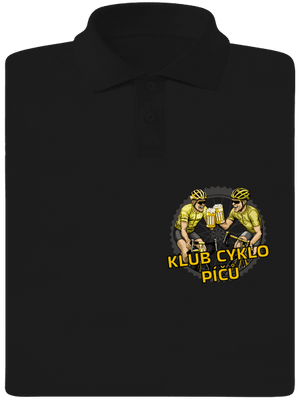 Klub cyklo píčů pánská polokošile Black