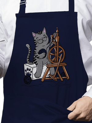 Kočka přede zástěra Navy