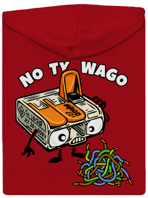 Wago svorka pánská mikina na zip Red