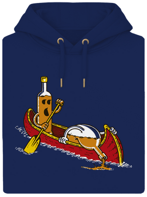 Rumáci unisex mikina premium Navy