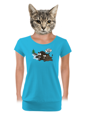 dámské tričko s lemem